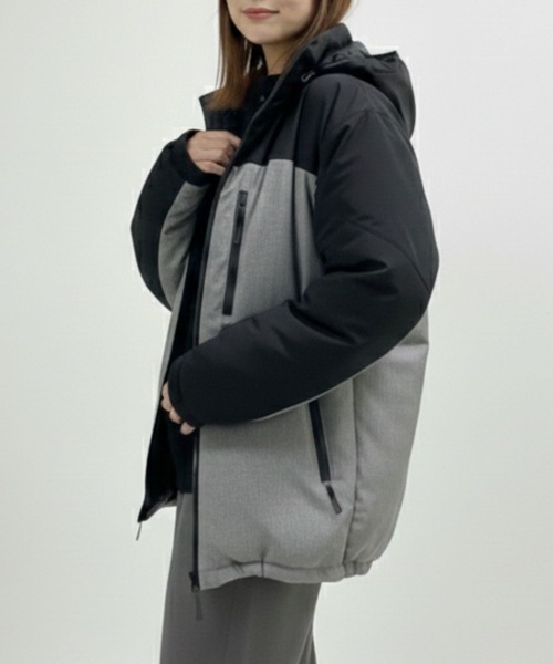 NAVY ブルゾン アウター シャットアウター SOLOTEX(R) 裏シャギー