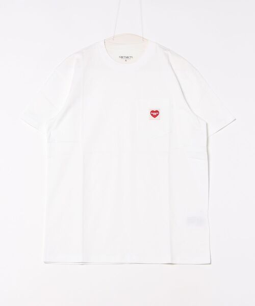 「Carhartt WIP」 半袖Tシャツ L ブラック×レッド メンズ_画像2
