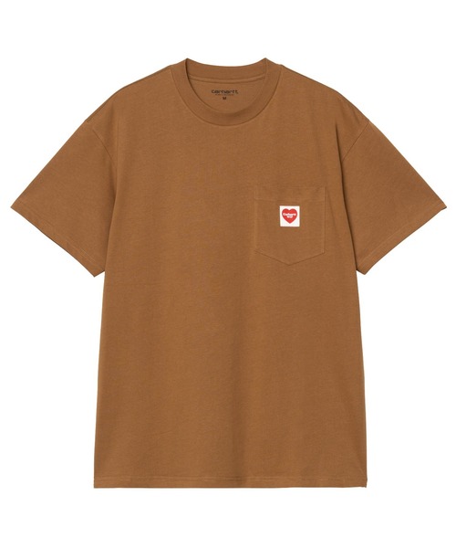 「Carhartt WIP」 半袖Tシャツ L ブラック×レッド メンズ_画像4