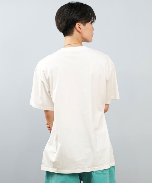 「Carhartt WIP」 半袖Tシャツ L ブラック×レッド メンズ_画像9