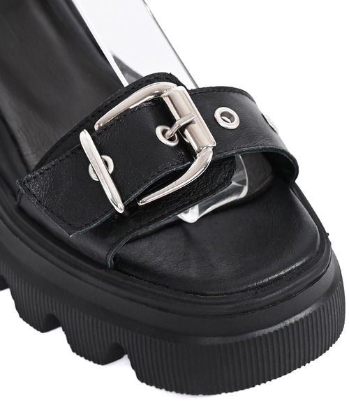 「Narcissus」 「ozkan」ヒールサンダル 37 シルバー レディース_画像2