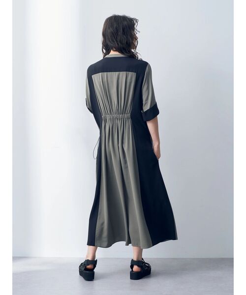 「Editt by YECCA VECCA」 半袖ワンピース FREE カーキ レディース_画像8