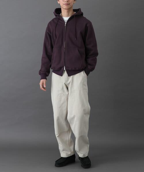 アーバンリサーチ ドアーズ（URBAN RESEARCH DOORS）/FORK&SPOON　リサイクルコットン裏毛ジップフーディー FORK&SPOON（フォークアンドスプーン） パーカー リサイクルコットン裏