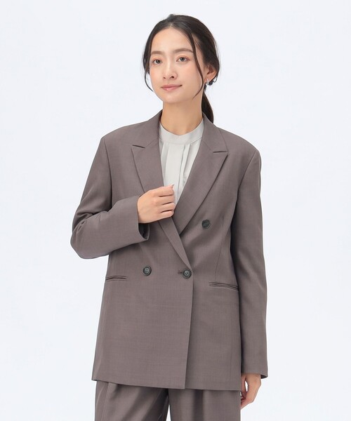 美品　BEAMS HEART ビームスハート ダブルライダース風デザイン　グレー　ジャケット 58553997_8_d_215.jpg