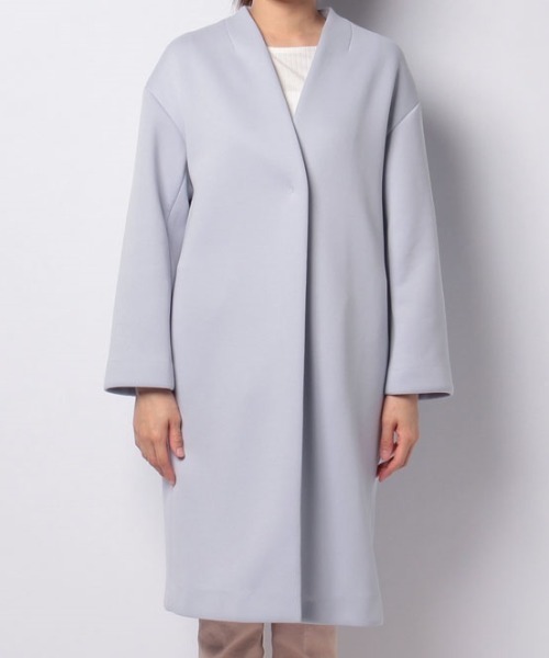 allureville（アルアバイル） ノーカラーコート 2 ベージュ レディース