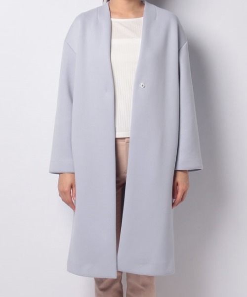 allureville（アルアバイル） ノーカラーコート 2 ベージュ レディース