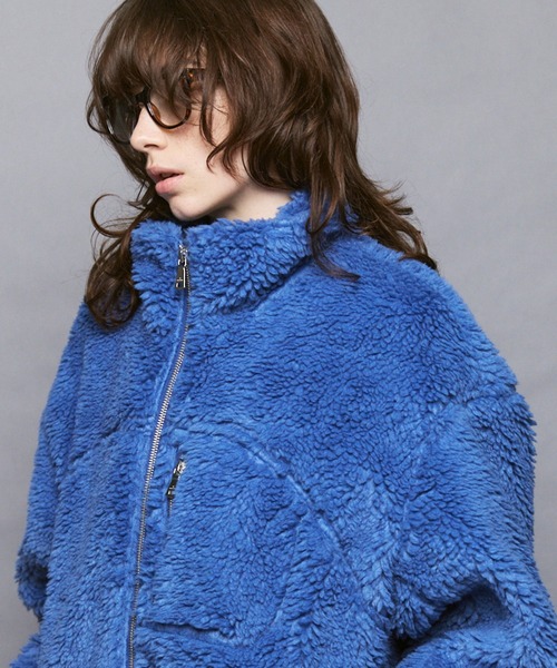 メゾンスペシャル　プライムオーバーボアブルゾン Prime-Over Boa Blouson