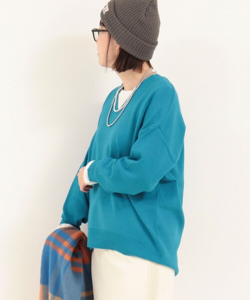 TFW49 美品レディースニットセーター フォックスカシミヤファー ショート丈 ニット （ニット・セーター