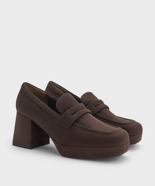 CHARLES ＆ KEITH（チャールズ&キース） ローファー プラットフォーム