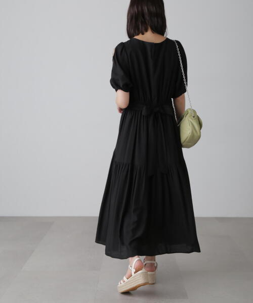 「FREE'S MART」 半袖ワンピース SMALL ブラック系その他 レディース_画像4