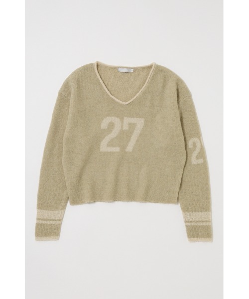 MOUSSY（マウジー） ニット セーター SHAGGY NUMBERING セーター