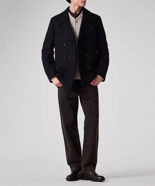 最終値下げ！美品！　PS Paul smith ピーコート PS Paul Smith pコート ピーコート ブラッシュドメルトンツイル