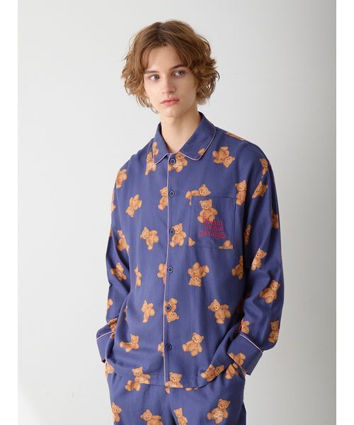 gelato pique（ジェラートピケ） パジャマ 「HOLIDAY」「HOMME」ベア柄