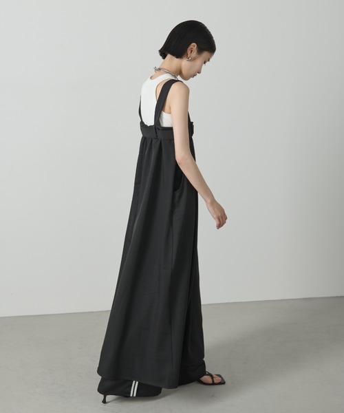 「AIC.」 サロペットスカート FREE ブラック レディース_画像4