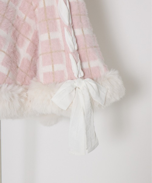 mellfy memory（メルフィーメモリー） ポンチョ Fluffy fur girl's