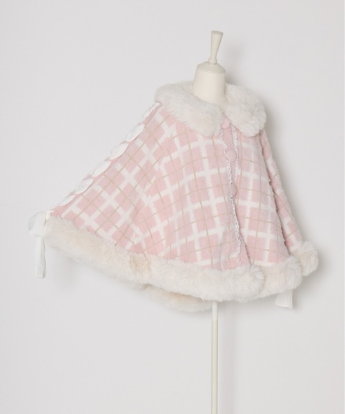 mellfy memory（メルフィーメモリー） ポンチョ Fluffy fur girl's