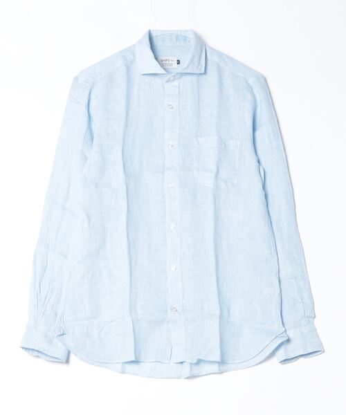 「SHIPS Colors」 長袖シャツ MEDIUM ブルー メンズ_画像2