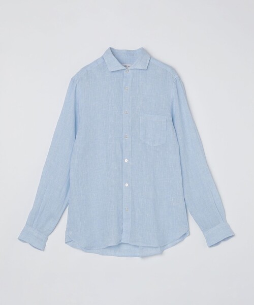 「SHIPS Colors」 長袖シャツ MEDIUM ブルー メンズ_画像7