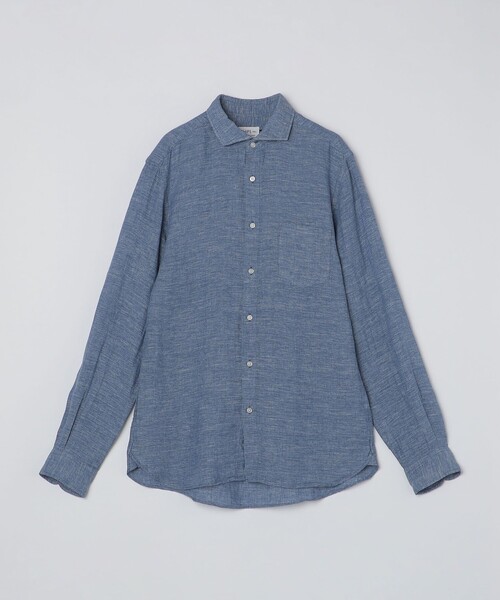 「SHIPS Colors」 長袖シャツ MEDIUM ブルー メンズ_画像8