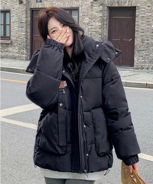 shameless ダウンコート ダウンジャケット フェイクダウン中綿