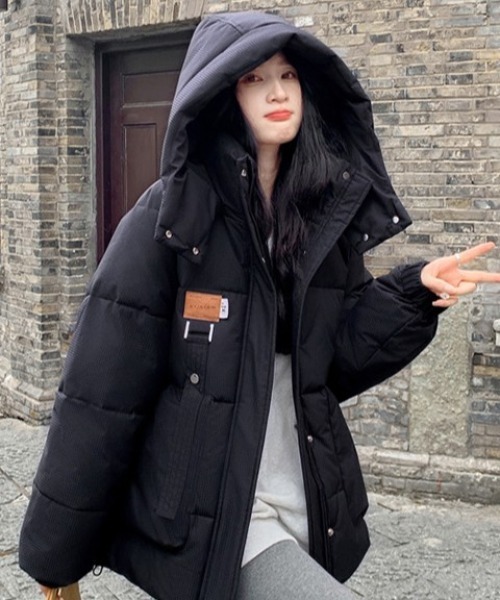 shameless ダウンコート ダウンジャケット フェイクダウン中綿