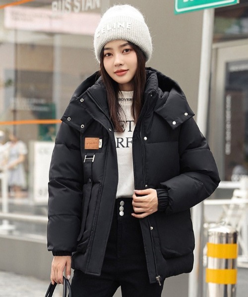 shameless ダウンコート ダウンジャケット フェイクダウン中綿