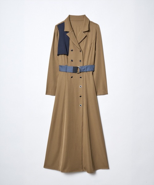 「REDYAZEL」 長袖ワンピース SMALL ブルー レディース_画像2