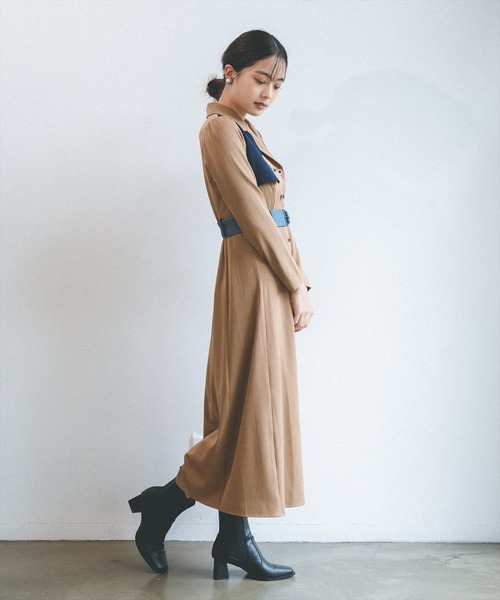 「REDYAZEL」 長袖ワンピース SMALL ブルー レディース_画像4