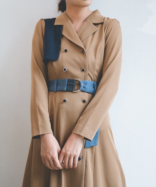 「REDYAZEL」 長袖ワンピース SMALL ブルー レディース_画像6