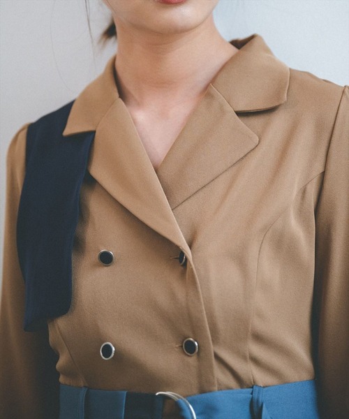 「REDYAZEL」 長袖ワンピース SMALL ブルー レディース_画像8