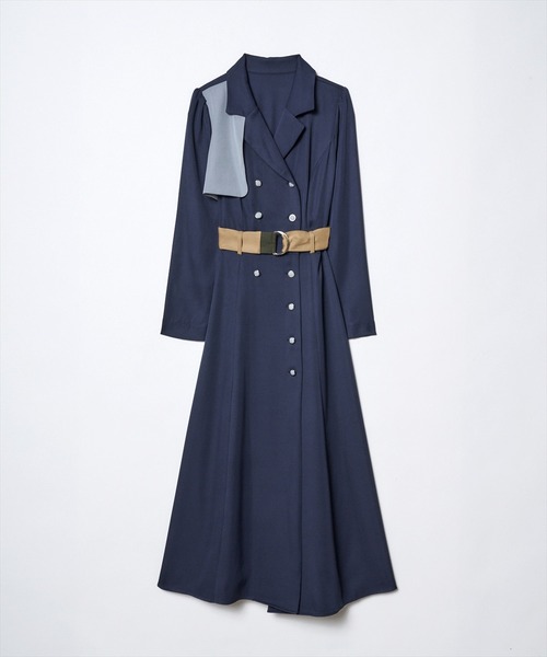 「REDYAZEL」 長袖ワンピース SMALL ブルー レディース_画像9