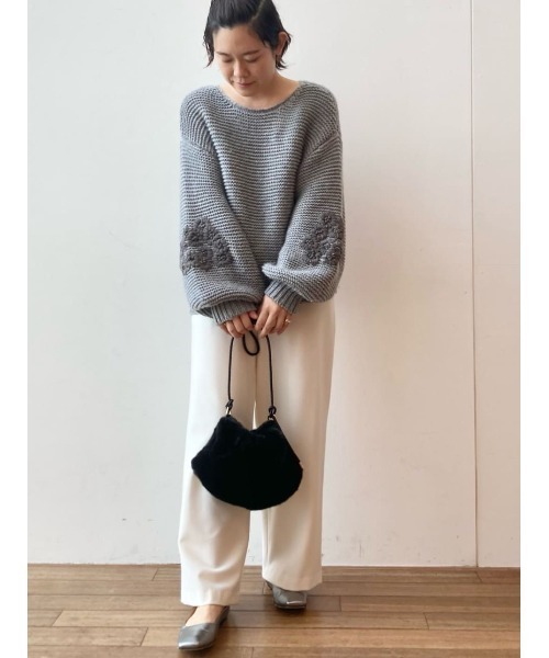 BEARDSLEY（ビアズリー） 長袖ニット FREE グレー レディース