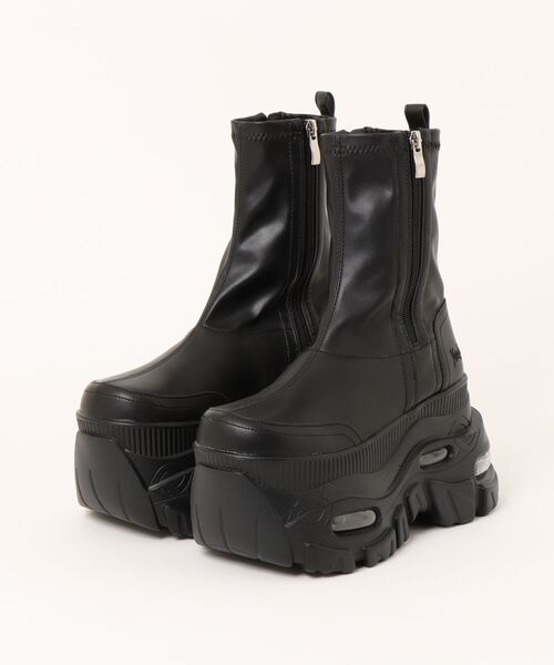 厚底スニーカー　サイドゴアジップブーツ　ヨースケ YOSUKE（ヨースケ） ブーツ 「YOSUKE」厚底サイドジップスニーカー