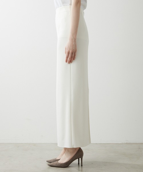 「Whim Gazette」 ロングスカート 36 オフホワイト レディース_画像3