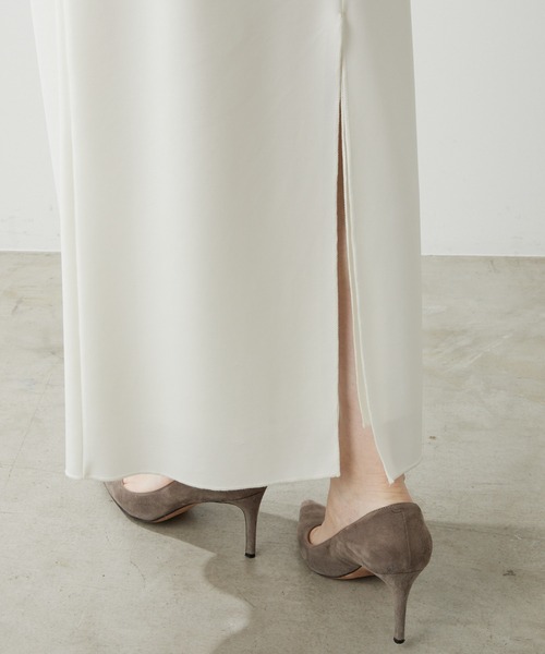 「Whim Gazette」 ロングスカート 36 オフホワイト レディース_画像8