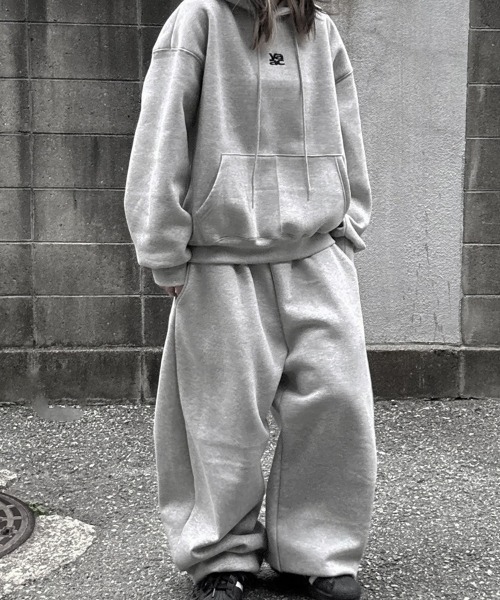 YACA（ヤーカ） ワイドパンツ スウェットパンツ ジャージ Logo Sweat