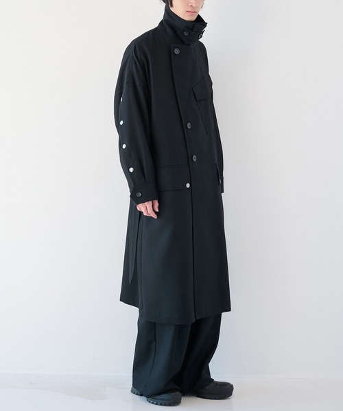 ダウンジャケット ダウン 「UJOH HOMME」別注 Motorcycle Coat メンズの画像