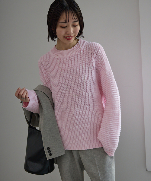 SLOBE IENA（スローブイエナ） ニット セーター バルキーコットンプル