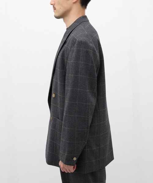 「EDIFICE LA BOUCLE」 テーラードジャケット 2 グレー メンズ_画像3