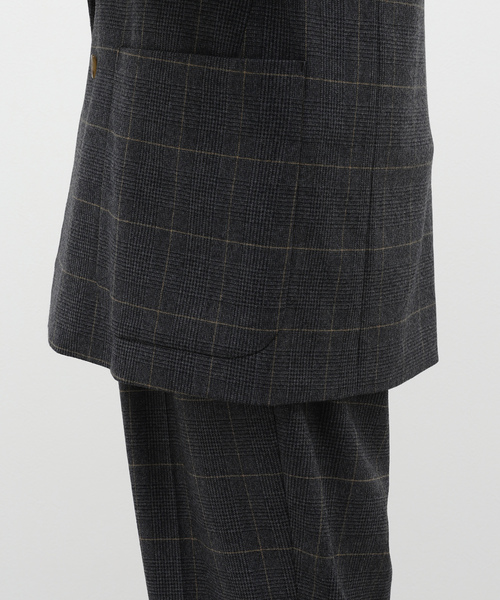 「EDIFICE LA BOUCLE」 テーラードジャケット 2 グレー メンズ_画像7