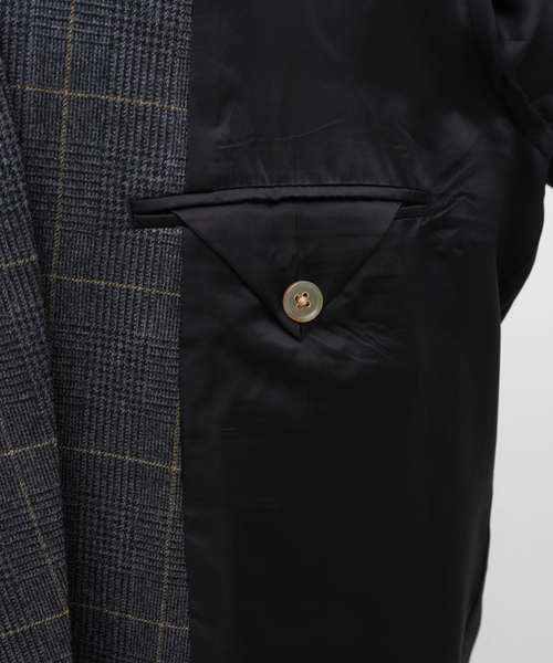 「EDIFICE LA BOUCLE」 テーラードジャケット 2 グレー メンズ_画像9