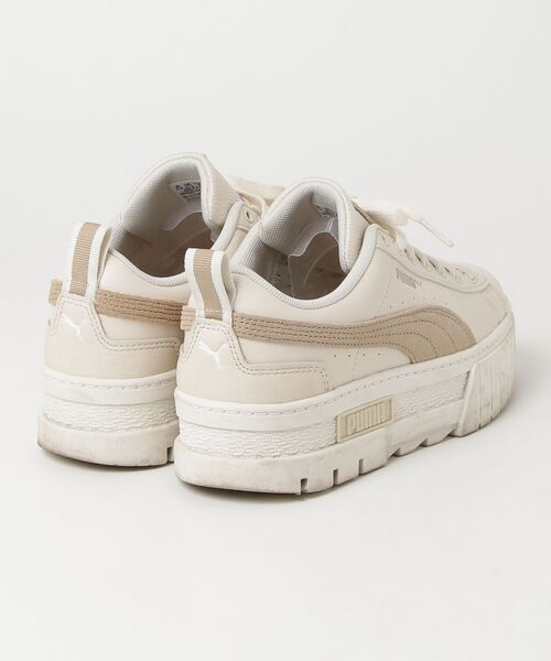 「PUMA」 ローカットスニーカー 23.5cm ベージュ レディース_画像2