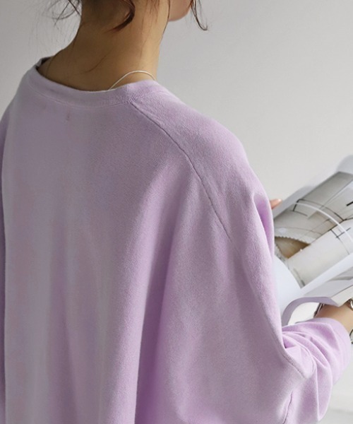 「HUG.U」 長袖ニット FREE ブラック レディース_画像8