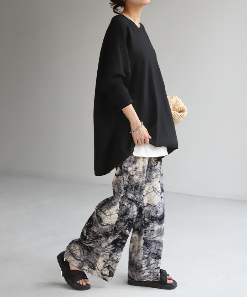 「HUG.U」 長袖ニット FREE ブラック レディース_画像9