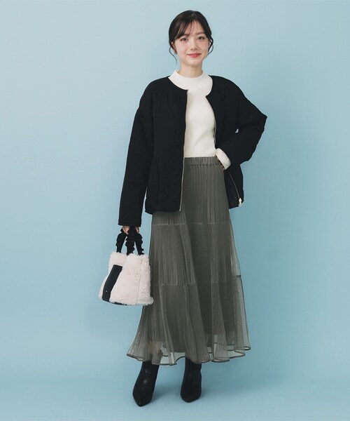 index（インデックス） スカート リバーシブルチュールティアード