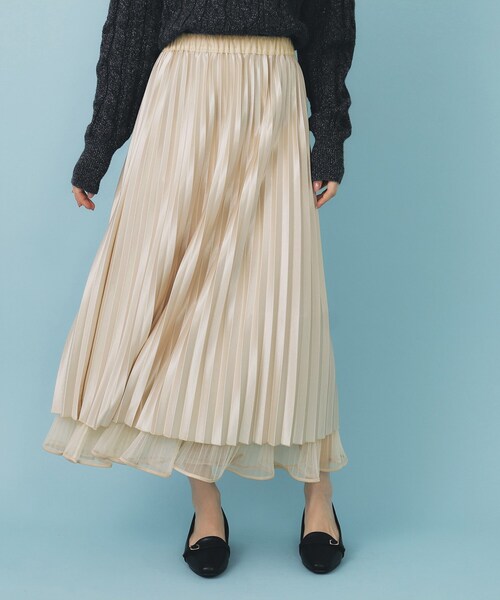 index（インデックス） スカート リバーシブルチュールティアード