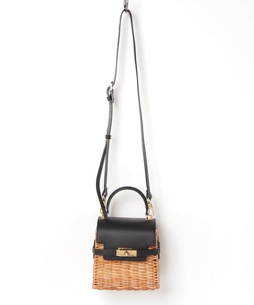 「Demi-Luxe BEAMS」 かごバッグ ONE SIZE ブラック レディース