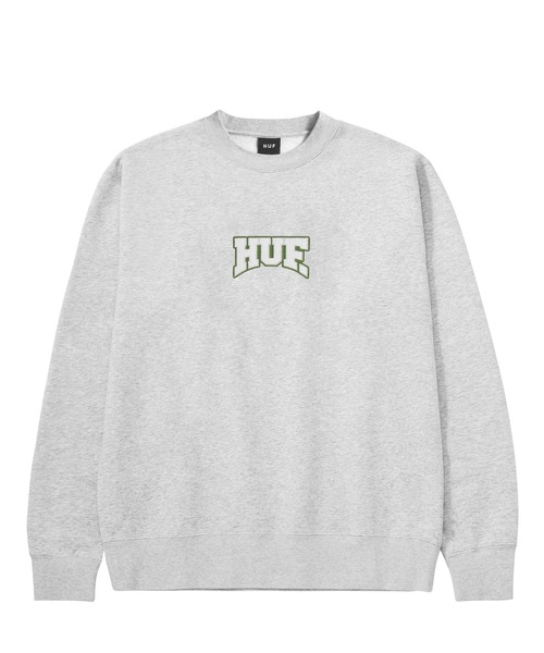 HUF（ハフ） スウェットカットソー X-LARGE ヘザーグレー メンズ