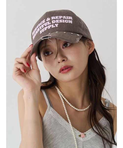 <即日発送 >スタッズキャップ 3つセットタグ付き jouetie（ジュエティ） キャップ 帽子 スタッズロゴキャップ