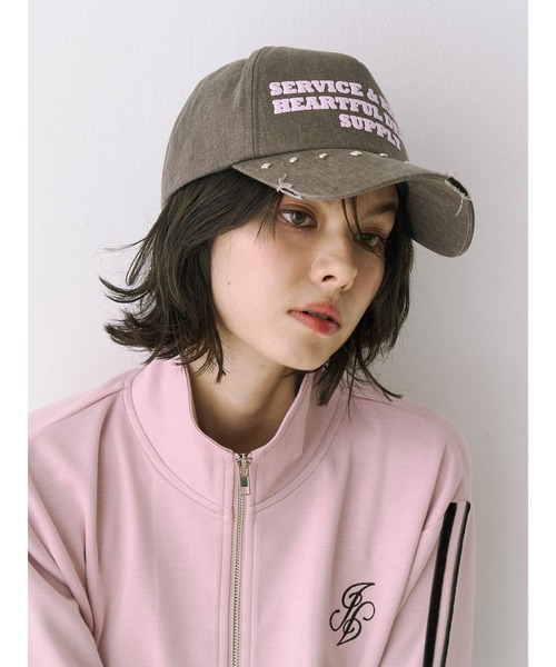 jouetie（ジュエティ） キャップ 帽子 スタッズロゴキャップ